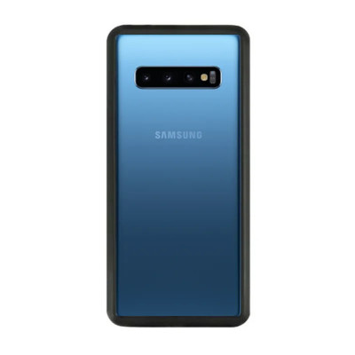 Husa Cover Hard X-Fitted Defender Air pentru Samsung Galaxy S10 Rama Negru foto