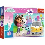 PUZZLE TREFL 60 GABBYS DOLLHOUSE CASA PISICII LUI GABBY