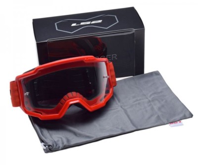 Ochelari cross/enduro/atv LS2, lentila transparenta, culoare rosu Cod Produs: MX_NEW AK7202001032 foto