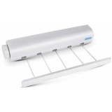 Uscator rufe extensibil pentru perete, 5 sarme, alb, 3.75 m, Oem