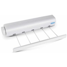Uscator rufe extensibil pentru perete, 5 sarme, alb, 3.75 m