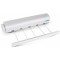 Uscator rufe extensibil pentru perete, 5 sarme, alb, 3.75 m