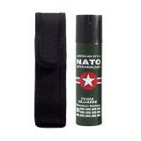 Spray paralizant IdeallStore&reg;, Nato Defence, propulsie jet, 90 ml, verde, husa inclusa