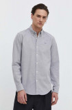 Abercrombie &amp; Fitch camasa barbati, culoarea gri, cu guler button-down, regular