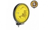 Proiector Auto Faza Lunga cu Angel Eye Neon Galben 12V 24V, Diametru 223mm, Montaj Universal