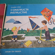 LOT 3 CĂRȚI EDUCATIVE PENTRU COPII: CONSTRUCȚII INSTRUCTIVE, MICROMOTOARE /1976