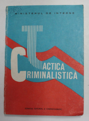 TACTICA CRIMINALISTICA , 1989 foto