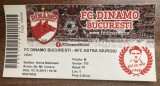 QW29 - Bilet de colectie - sport - fotbal - FC Dinamo Bucuresti - AFC Astra Giurgiu - 3 octombrie 2015