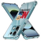Husa antisoc pentru xiaomi redmi note 14s airbag tpu, col&Egrave;uri ranforsate - no excuses