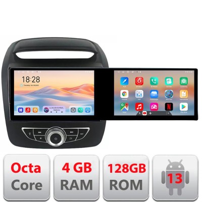 Navigatie Kia Sorento 2012-2015 masini cu navigatie de fabrica Edotec 2 ecrane 8 core 4+128 21.6 inch Incell android Wifi 5Ghz gps internet e CarStore foto