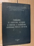 TEHNOLOGIA DE DEMNONTARE REPARARE SI MONTARE A SEMANATORII SUP 48 M