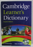 CAMBRIDGE LEARNER &#039; S DICTIONARY , FOURTH EDITION , 2014 *CD INCLUS