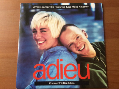 jimmy somerville june miles kingston comment te dire adieu disc single vinyl VG+ foto