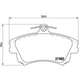 Placute frana Mitsubishi Carisma (Da) 05.95-06.06, Carisma Saloon (Da) 09.96-06.06, Colt Czc 6 Convertible (Rg) 05.06-07.09, Colt 6 (Z3 A Z2 A) 10.02, BREMBO