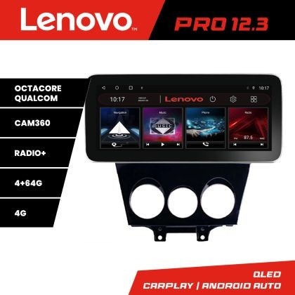 Navigatie Mazda RX8 2003-2008 Lenovo PRO 4+64 12.3 inch qled android 4G DSP gps internet 8Core CarStore Technology