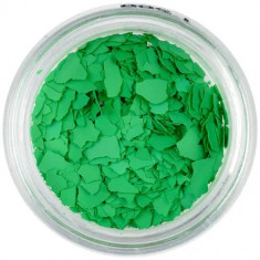 Fulgi de confetti cu o formă nedefinită - verde