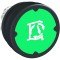 Comutator acţionat prin apăsare 22mm verde