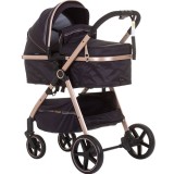 Carucior Misty Chipolino 2 in 1 cu Landou Transformabil in Parte Sport Ebony