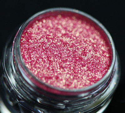 Pigment PK44(roz zmeura cu irizatii aurii) Sparkle/ Microglitter pentru machiaj KAJOL Beauty, 1g foto