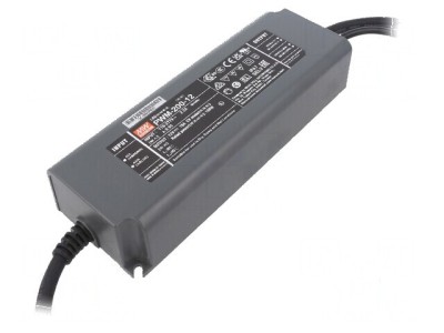 Alimentator pulsatoriu pentru benzi LED 200W 12VDC 15A IP67 foto