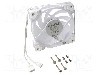 Ventilator 120x120x25mm, 12V DC, Akasa - AK-FN111-WH