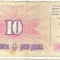 Bancnota 10 dinara 1994 - Bosnia, cotatii bune!