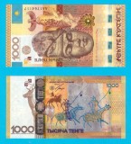 Kazahstan (p#44) 1.000 Tenge 2013 UNC &#039;Bancnota Anului 2013&#039; serie: AA1764117 Comemorativă