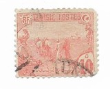 Tunisia - Teme locale, 1906, valoare obliterata