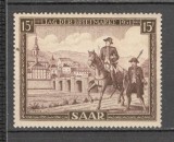 Saarland.1951 Ziua marcii postale SS.515, Nestampilat