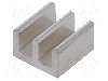 Radiator extrudat, aluminiu, 10mm x 10mm, FISCHER ELEKTRONIK - ICKSMDG10MI