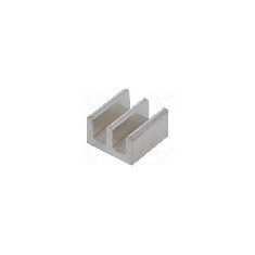 Radiator extrudat, aluminiu, 10mm x 10mm, FISCHER ELEKTRONIK - ICKSMDG10MI