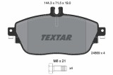 TEXTAR 2486901 Q+ set placute frana,frana disc