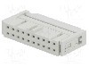 Conector IDC, 20 pini, pas pini 2.54mm, AMPHENOL - 71600-020LF