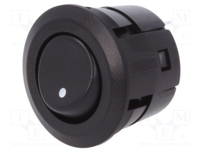 Rocker MIYAMA SPST 2 ON-OFF 3A/250VAC negru fără DS-059 1,5kV foto