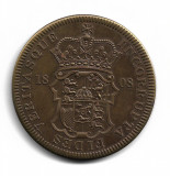 Marea Britanie -GEORGE III 1808 CROWN - Replica Muzeu, Europa, Cupru-Nichel