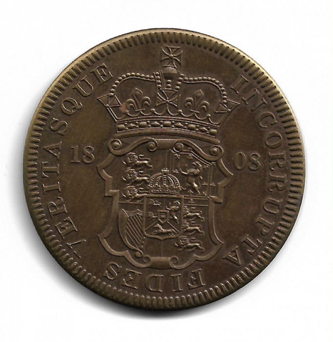 Marea Britanie -GEORGE III 1808 CROWN - Replica Muzeu