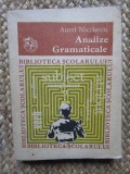 Analize Gramaticale - Aurel Nicolescu