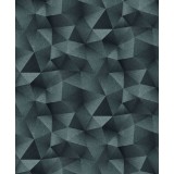 Tapet geometric romburi extralavabil,albastru,argintiu,GMK 3 10216-19