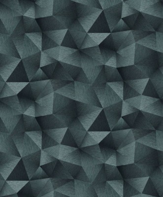 Tapet geometric romburi extralavabil,albastru,argintiu,GMK 3 10216-19 foto