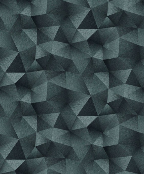 Tapet geometric romburi extralavabil,albastru,argintiu,GMK 3 10216-19