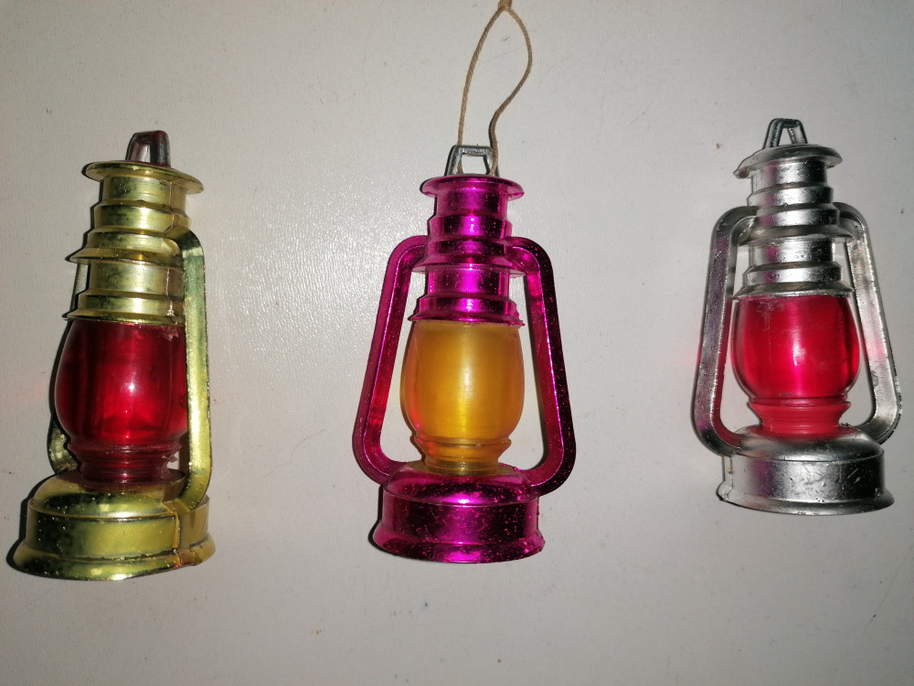 LOT 3 LAMPA / FELINAR INSTALATIE POM CRACIUN / DECOR | Okazii.ro