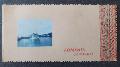 Carte postala Constanta Romania vas anii 50-60, 17x8 cm foto