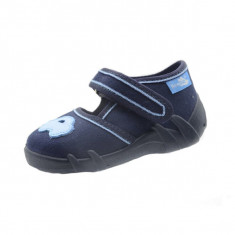 Pantofi profilactici din panza pentru baieti Renbut 33-416-98B1, Bleumarin foto