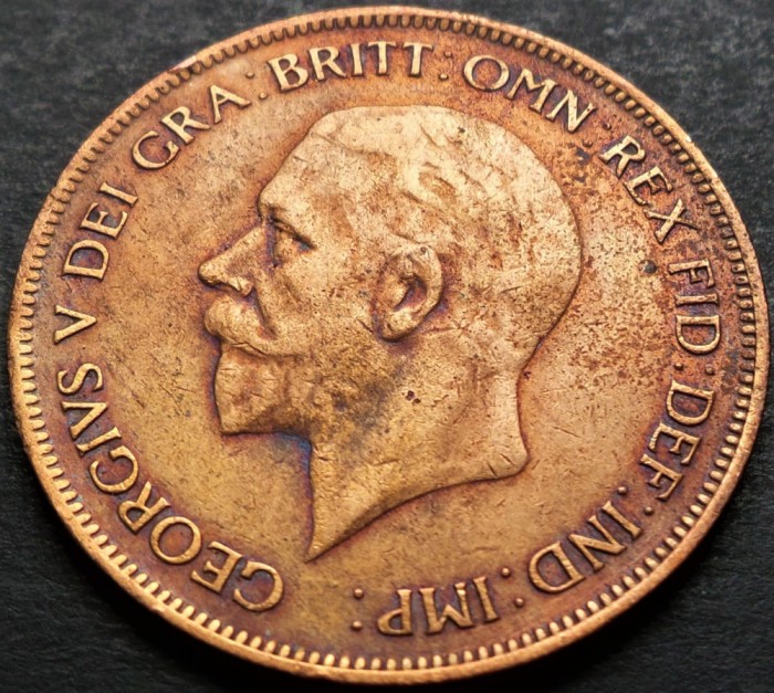 Moneda istorica 1 PENNY - ANGLIA, anul 1934 *cod 2807 A