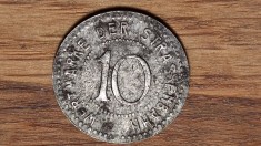R10 Germania - jeton tramvai 1920 - 10 pfennig - Stadt Breslau strassen bahn token