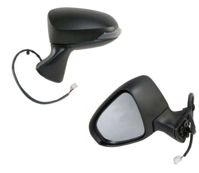 Oglinda exterioara Toyota Verso, 03.2013-, Stanga, reglare electrica; grunduit; incalzita; geam convex; cromat; 7 pini; cu semnalizare, View Max