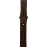 Cumpara ieftin Curea ceas Smartwatch Samsung Galaxy Watch 4, Watch 4 Classic, Gear S2, iUni 20 mm Silicon Sport Brown-Black