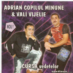 CDr Adrian Copilul Minune & Vali Vijelie ‎– Cursa Vedetelor Continua..,original