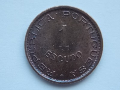 1 ESCUDO 1974 ANGOLA foto