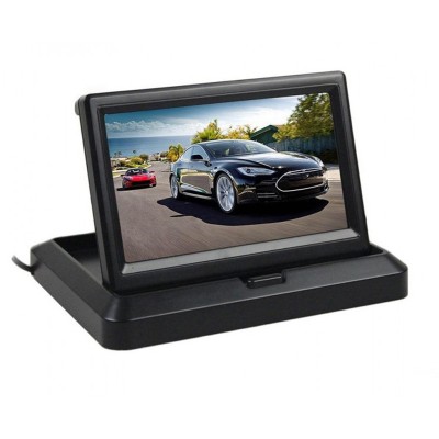 Monitor auto pliabil TFT LCD 4.3&amp;rdquo;, 2 intrari video foto